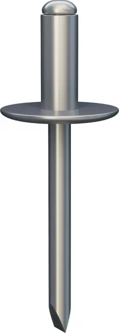 Заклепки из коррозионностойкой стали с увеличенным бортиком. А2/А2 D11.