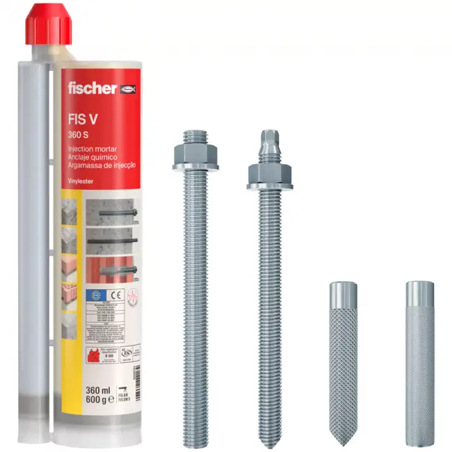 Инъекционный состав винилэстер fischer для всех строительных материалов FIS V 360 S