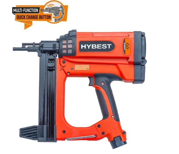 Газовый монтажный пистолет HYBEST GSR40A  (новая версия) (1 АКБ + З/У)