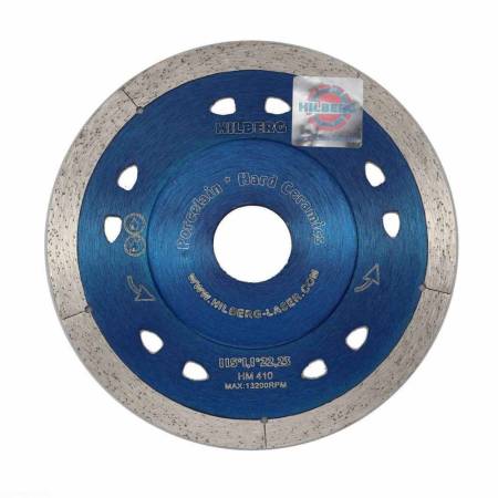 Диск алмазный по плитке для УШМ,  отрезной 115*22,23, Hilberg Extra Thin 1,1 mm, HM410