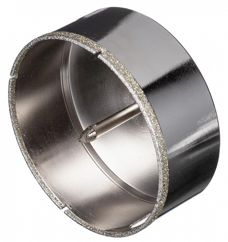 Коронка алмазная с центрирующим сверлом  по плитке и стеклу, 100 мм, Trio-Diamond, 400100