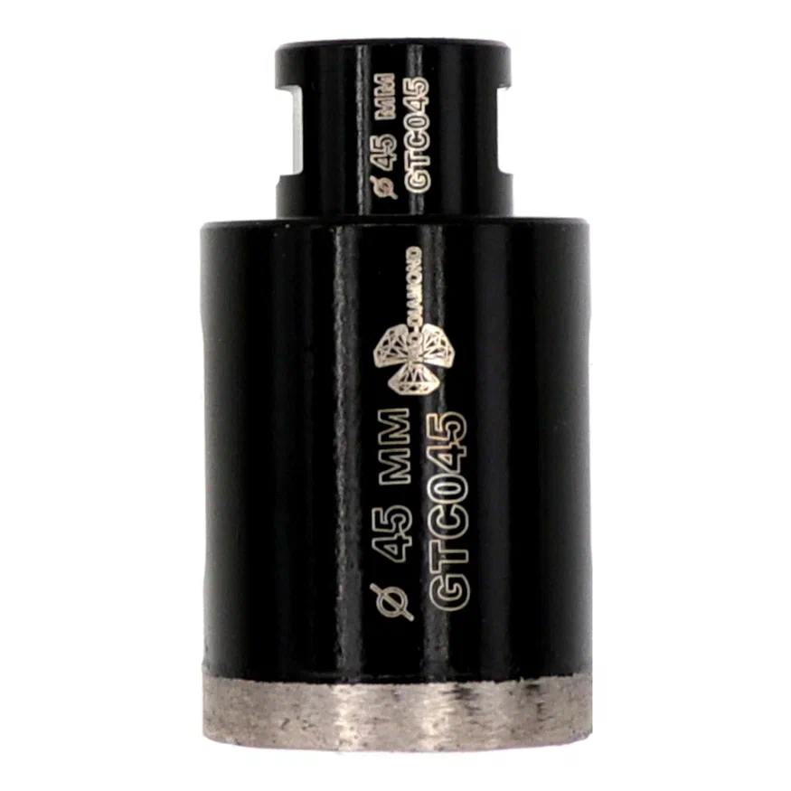 Коронка алмазная по керамограниту 45 мм, М14, Grand Top Clean, GTC045