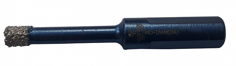 Коронка алмазная с техническим воском, 10 мм, Trio-Diamond Universal, 450010