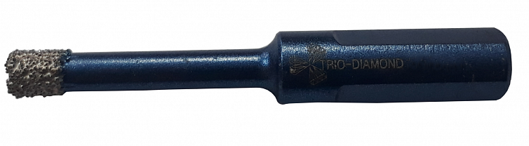 Коронка алмазная с техническим воском, 12 мм, Trio-Diamond Universal, 450012