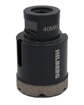 Коронка алмазная 40 мм, Hilberg Super Hard M14, HH640