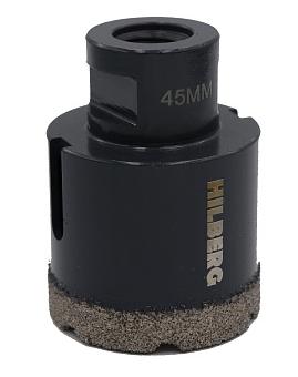 Коронка алмазная 45 мм, Hilberg Super Hard M14, HH645