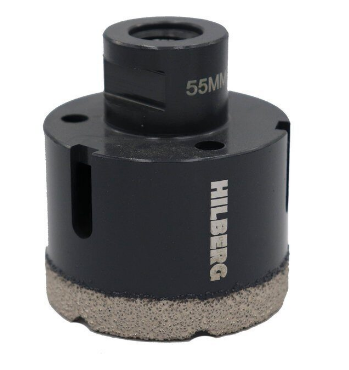 Коронка алмазная 55 мм, Hilberg Super Hard M14, HH655