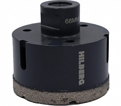 Коронка алмазная 68 мм, Hilberg Super Hard M14, HH668