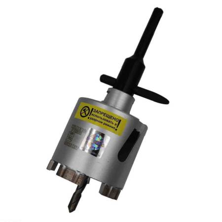 Коронка алмазная по бетону 80мм, Hilberg Laser, HM203