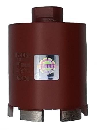 Коронка алмазная 72 мм, Hilberg Industrial Laser Micro Hit под пылеудалитель, HI825