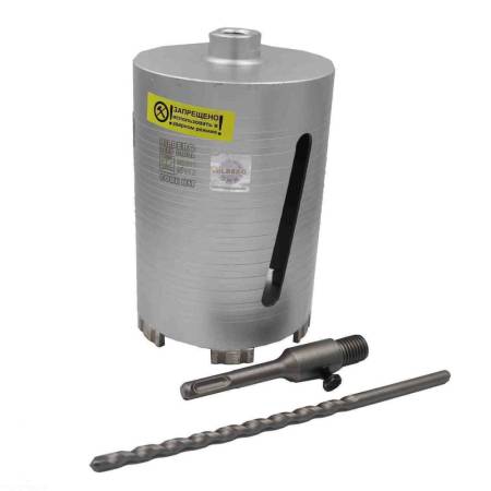 Коронка алмазная по бетону 112*150 мм, Hilberg Laser Deep Drill, HD311