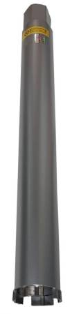 Коронка алмазная 52*450 мм, Hilberg Laser 1 1/4 UNC, HD705