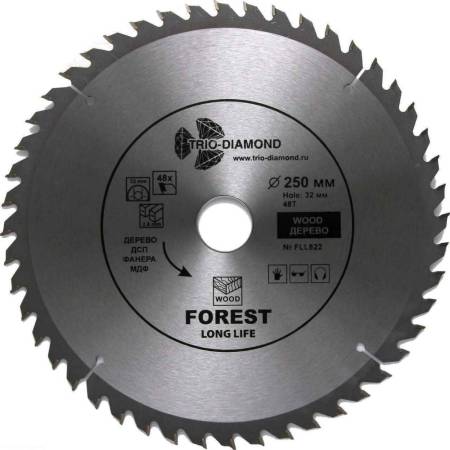 Диск пильный 250*32*48Т, FLL822