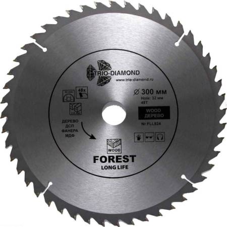 Диск пильный 300*32*48Т, FLL824