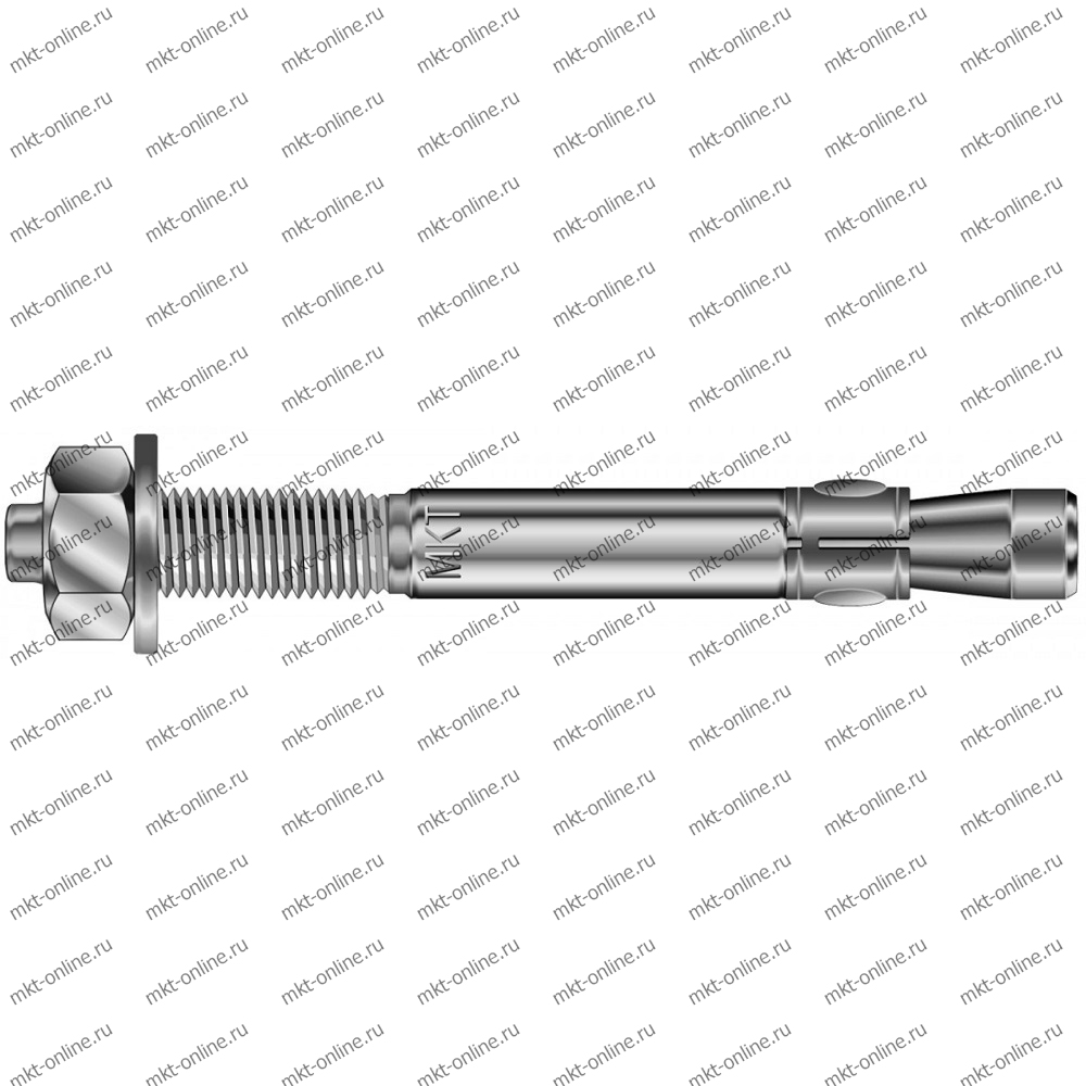 Клиновой анкер MKT B fvz 10-45-51/120, горячее цинкование 01230201