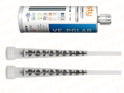 Картридж Fasty VE-POLAR 420 мл + 2 смесителя 90988