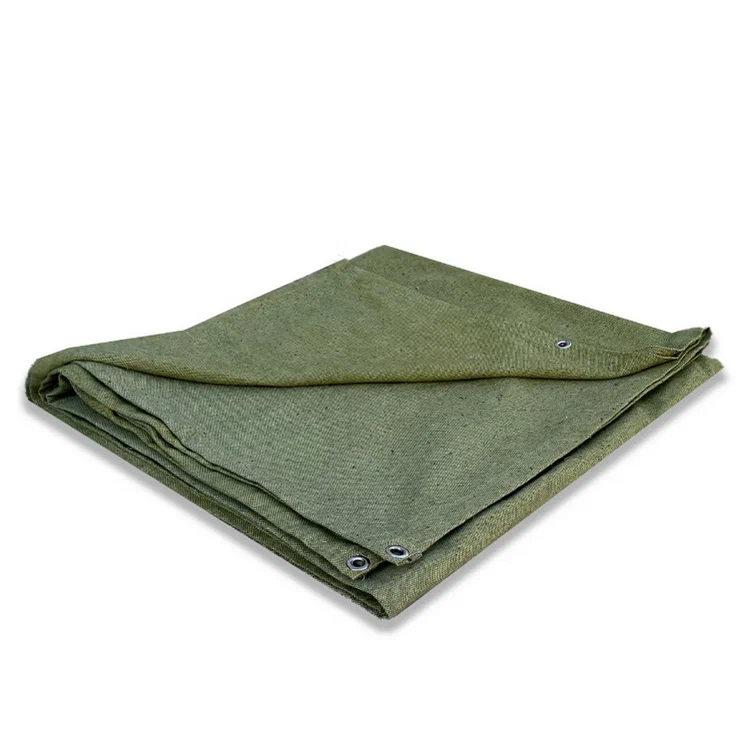 Полог брезентовый водоупорный (ВО 450 гр/м²) с люверсами 2,7 х 6,8 м (на самосвал КАМАЗ)