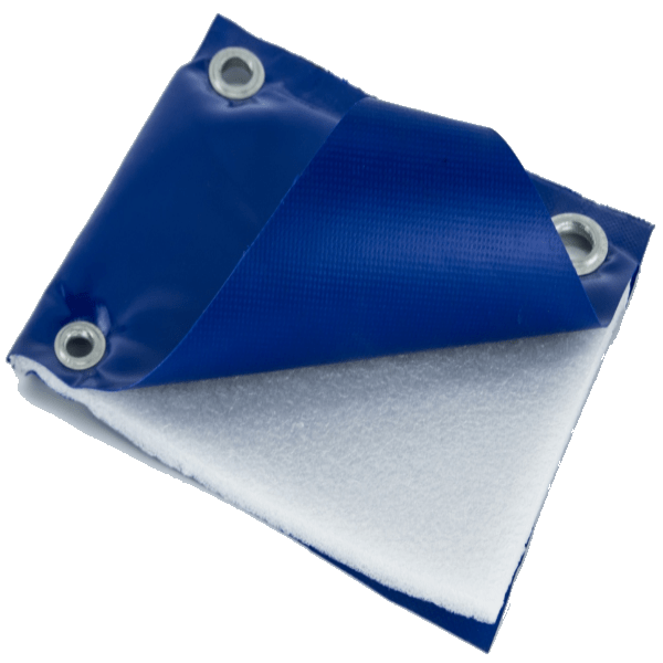 Тент ПВХ утепленный с изолоном (650 гр/м²) с люверсами 2,5 х 3 м