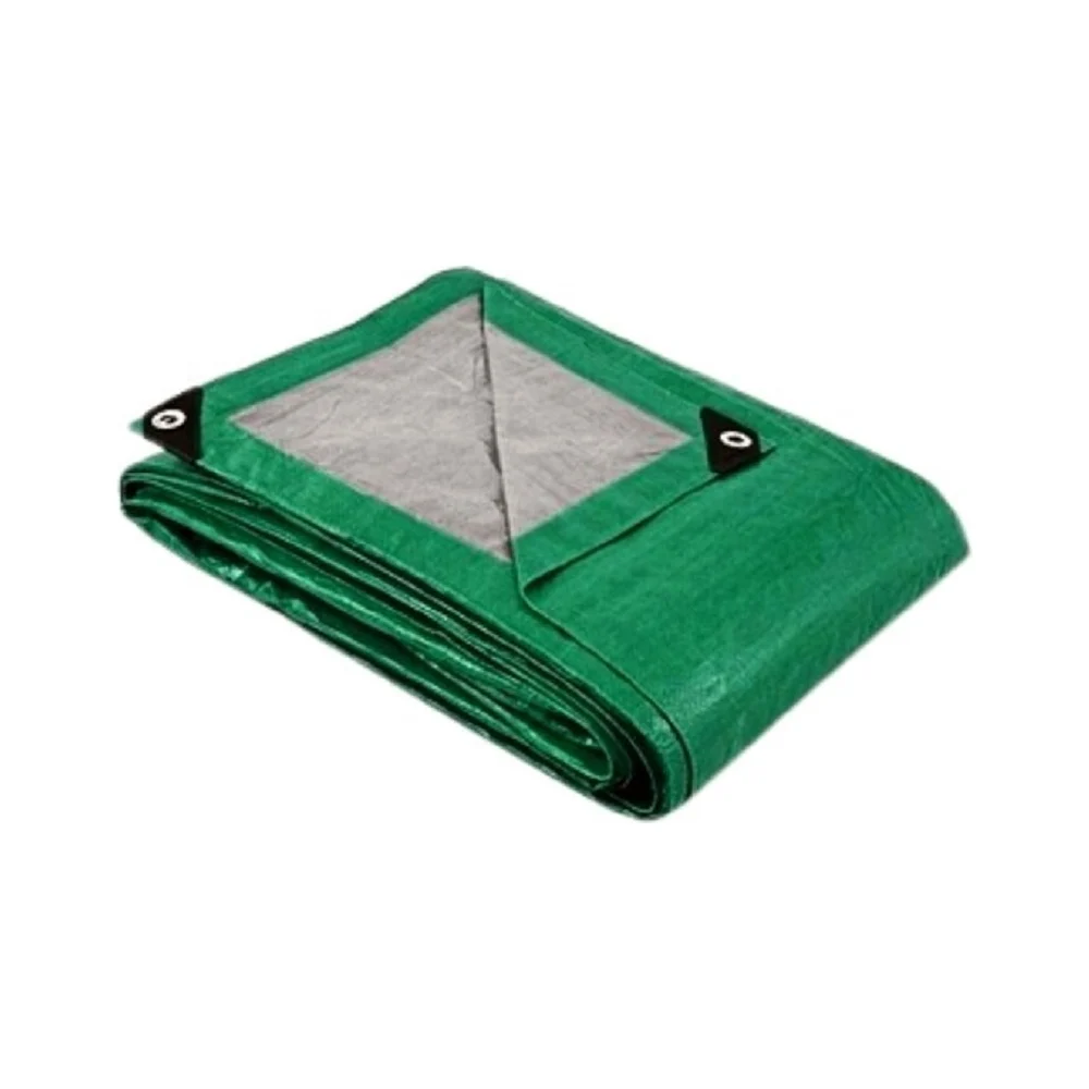 Тент тарпаулин (120 гр/м²) с люверсами 4 х 5 м