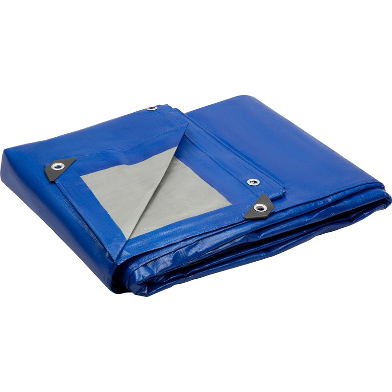 Тент тарпаулин (180 гр/м²) с люверсами 3 х 6 м