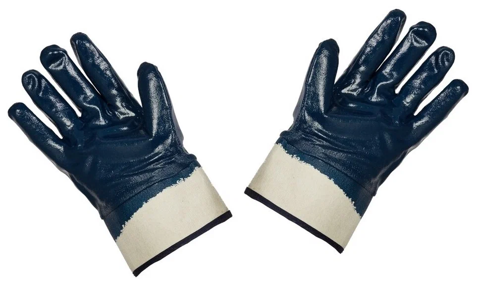 Перчатки Нитриловые полный облив (манжет Крага) 140 г