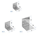Широкий уголок KSO1 30 x 30 x 30 x 1,5