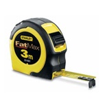 Рулетка "Stanley FATMAX" c фиксатором 5х19 мм (1-33-684), зажим для крепления к поясу, корпус с мягкими вставками, класс точности 2