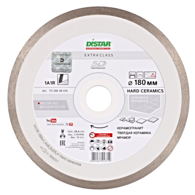 Алмазный диск 1A1R 115*1.4*8*22.23 Hard ceramics