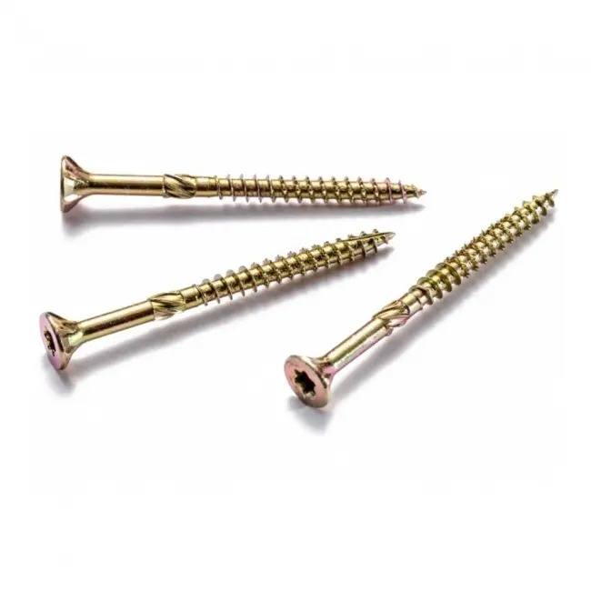 Саморез по дереву, желтопассивированный, Torx 20,  4 х 25 мм (500 шт)
