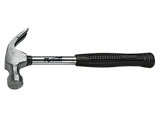 Молоток-гвоздодер, боек 27 мм, металлическая трубчатая обрезиненная ручка// SPARTA